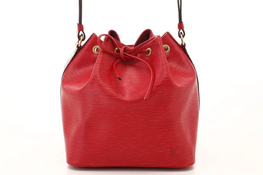 LOUIS VUITTON Shoulder Bag Epi Castilian Red